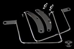 SUPORTE DE ALFORGES COM PROLONGADOR DE PISCA (CROMADO)