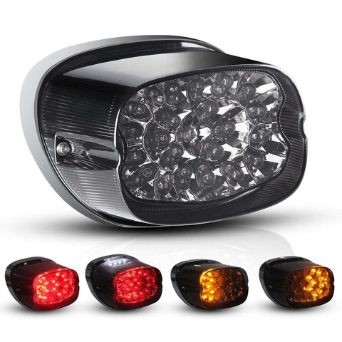 LANTERNA TRASEIRA 3 FUNÇÕES HARLEY DAVIDSON MODELOS