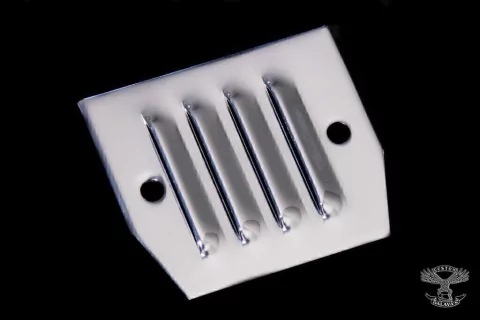 CAPA DO RETIFICADOR ALETADA (CROMADA) SHADOW 600