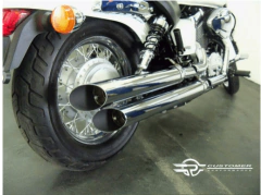 ESCAPAMENTO HONDA SHADOW 750 (CARBURADA) 3" - CORTE LATERAL na internet