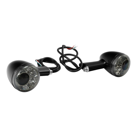 PISCA TRASEIRO LED 3 FUNÇÕES PRETO (LENTE FUMÊ)