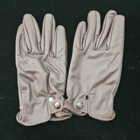 LUVA EM COURO PELICA LISA (MARROM) - MASCULINA