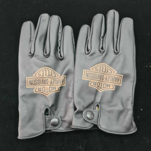 LUVA EM COURO PELICA (PRETA) - MASCULINA