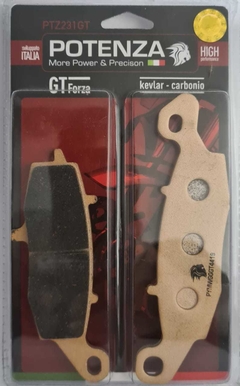 PASTILHA DE FREIO POTENZA BRAKES (DIANTEIRA / TRASEIRA - SUZUKI MODELOS / KAWASAKI MODELOS)