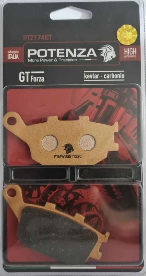 PASTILHA DE FREIO POTENZA BRAKES PTZ174 (TRASEIRA MODELOS)