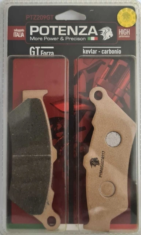 PASTILHA DE FREIO POTENZA BRAKES PTZ209 (DIANTEIRA MODELOS)