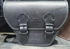 SOLO BAG EM COURO NATURALHARLEY DAVIDSON V-ROAD MODELOS (PRETO) - Rota 13 Custom