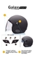 CAPACETE LUCCA GALAXY MATT TITANIUM - loja online