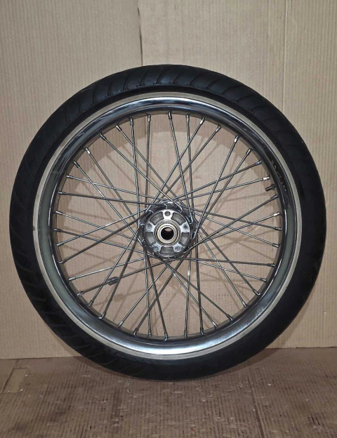 RODA DIANTEIRA COMPLETA ARO 21 ABAULADA ORIGINAL HARLEY DAVIDSON MODELOS - comprar online