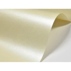 Papel Popset Metálico Marfim 250g/m2 A4 10 folhas