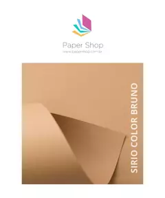 Papel Sirio Color Bruno 170g/m2 30,5x30,5 c/ 6 folhas - comprar online