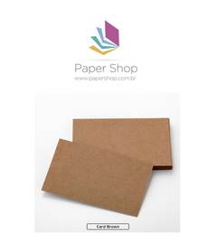Papel Card Plus Brown 300g/m2 30,5x30,5 50 folhas