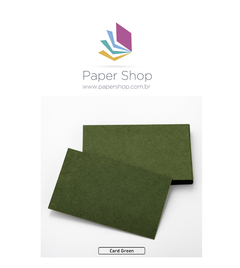 Papel Card Plus Green 180g/m2 30,5x30,5 50 folhas