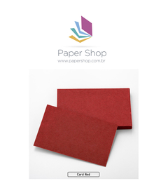 Papel Card Plus Red 180g/m2 A3 20 folhas