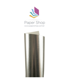 Papel Laminado Textura Carnival Silver 255g 30,5X30,5 5 folhas