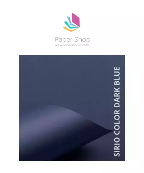 Papel Sirio Color Dark Blue 170g/m2 30,5x30,5 c/ 6 folhas - comprar online