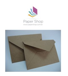 Envelope Convite em Kraft Linhao 300g/m2 225x165mm 10 unidades