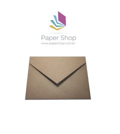 Envelope Convite em Kraft Liso 200g/m2 225x165mm 10 unidades - comprar online