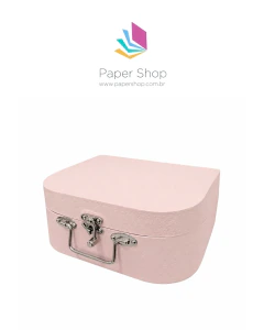 Caixa maleta tamanho P - Imitlin Diana Pink Sand
