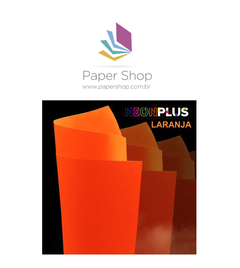 Papel Neon Plus Laranja 240g/m2 66x96 folha gráfica 1 un