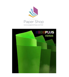 Papel Neon Plus Verde 120g/m2 66x96 folha gráfica 1 un