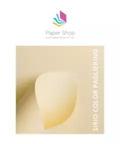 Papel Sirio Color Paglierino 170g/m2 70x100 folha gráfica 1 un - comprar online