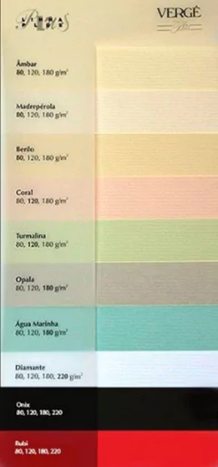 Papel Verge Coral 120g/m2 A4 c/ 50 folhas - comprar online