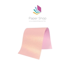 Papel Relux 1 Lado Ouro Rosa Perolizado 120g/m2 A4 25 folhas