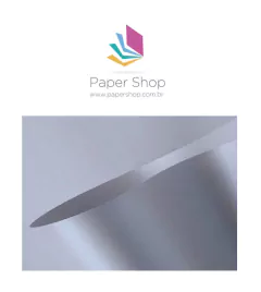Papel Sirio Pearl Silver 125g/m2 72x102 folha gráfica 1 un