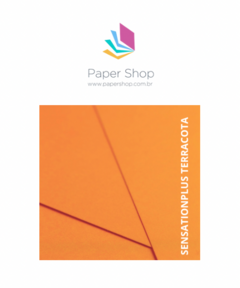 Papel Sensationplus Terracota 240g/m2 66x96 folha gráfica 1 un