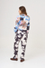 George Cow Print Blue Pants - BROOK