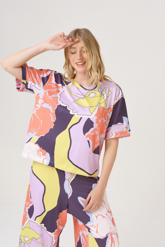 Remera Alegre Poppy Flower Blue thumbnail 2
