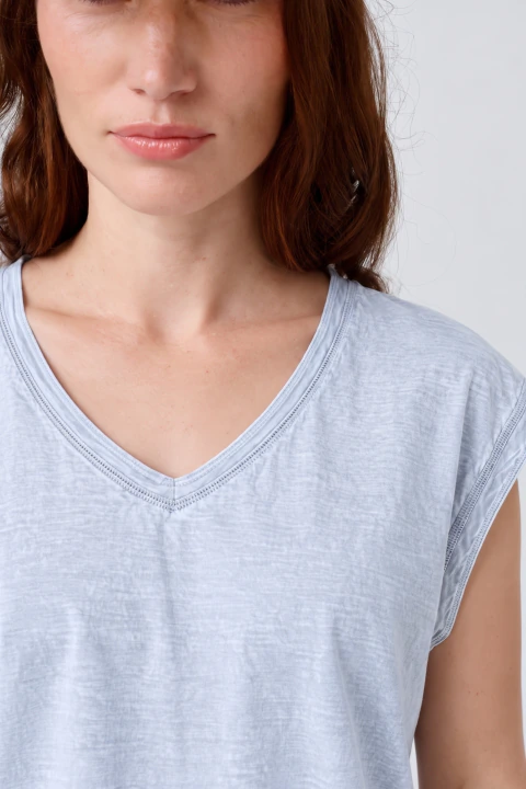 Remera Alfonsina Celeste