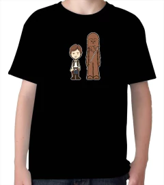 Han Solo + Chewie niño