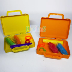Valijitas con masa, moldes y palito de amasar x5u - comprar online