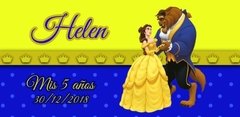 Alcancia La bella y la bestia (ALC 0062)