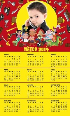 Imán Calendario Jake y los Piratas (FTIMAN0073)