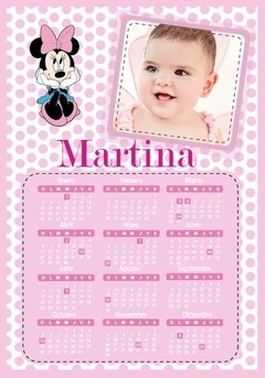 Imán Calendario Minnie (FTIMAN0078)
