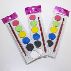 Acuarelas 6 colores x5u. - comprar online