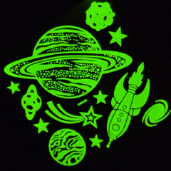 Stickers luminosos x10u - tienda online