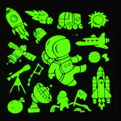 Stickers luminosos x10u