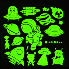 Stickers luminosos x5U - comprar online