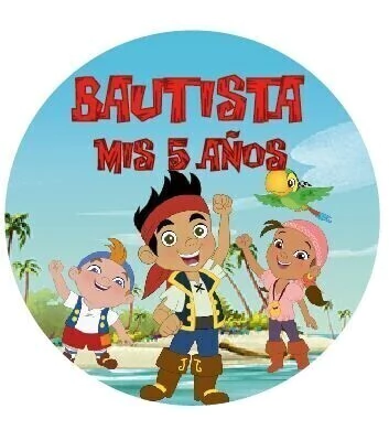 Stickers Jake y los Piratas (STK0093)