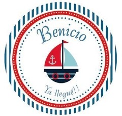 Stickers Nacimiento nene / Nautico (STK0367)