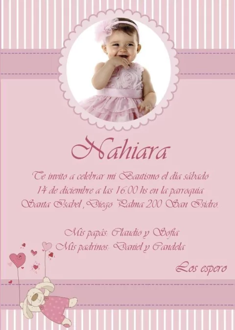 Tarjeta diseño nena (TRJF0028)