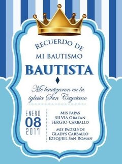Tarjeta Corona Principe (TRJSF0065)