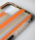 Funda Rayada Naranja con refuerzo Antishock para iPhone 11.