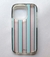 Funda Rayada Celeste con refuerzo Antishock para iPhone 14 Pro.