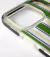Funda Rayada Verde con refuerzo Antishock para iPhone 13 Pro.