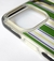 Funda Rayada Verde con refuerzo Antishock para iPhone 14.